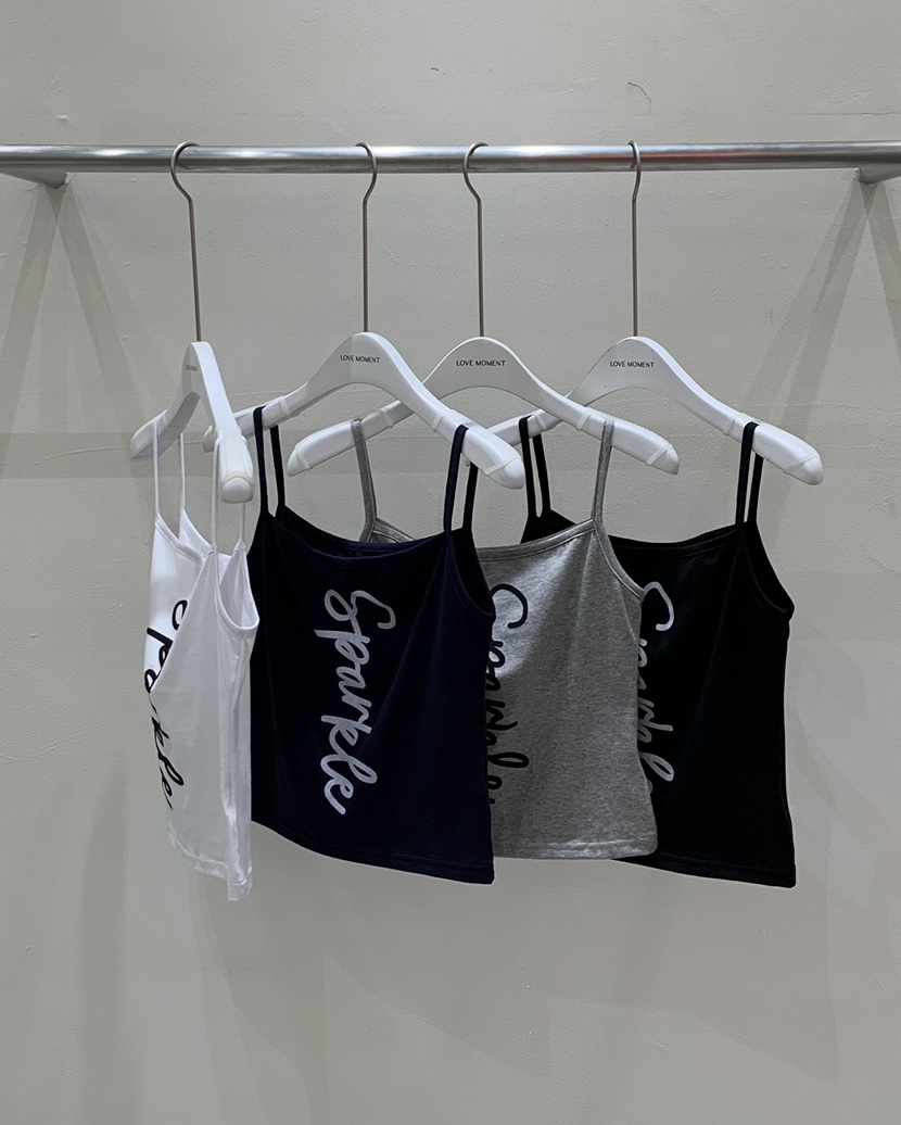 LOVE MOMENT韓國㊣直郵東大門代購女裝新品人氣25春夏吊帶背心LOVE MOMENT吊帶/背心