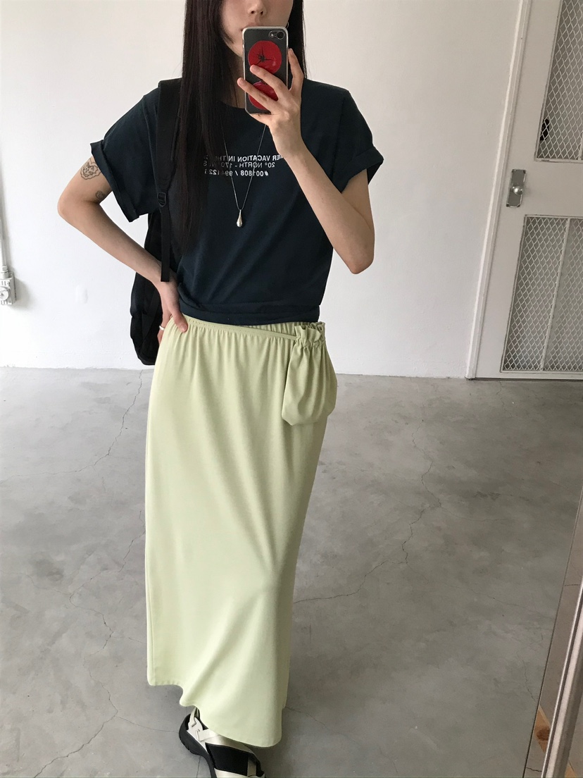 ESCHER直郵韓國代購㊣女裝新品人氣推薦熱賣長裙含小包口袋ESCHER長裙
