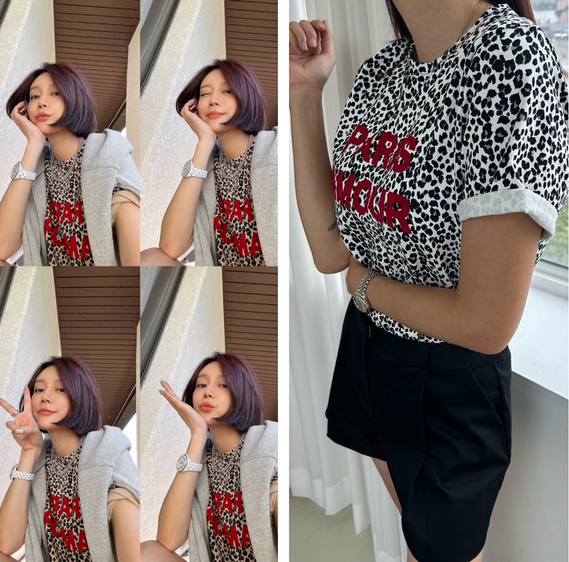 SOUIT直郵韓國代購㊣女裝新款人氣推薦休閑時尚熱賣25春夏T恤SOUIT by mabel-LT恤