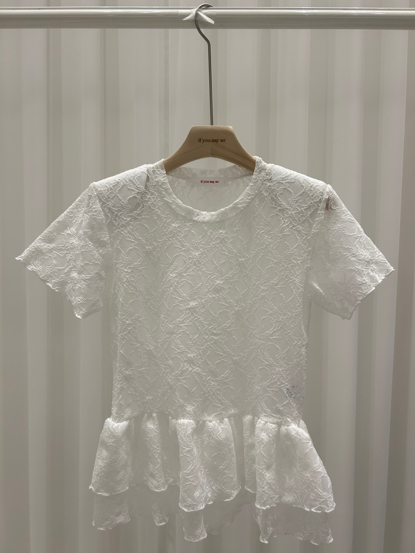IF YOU SAY SO韓國㊣直郵東大門代購女裝新品推薦襯衫蕾絲衫IF YOU SAY SO襯衫/蕾絲衫圖色2