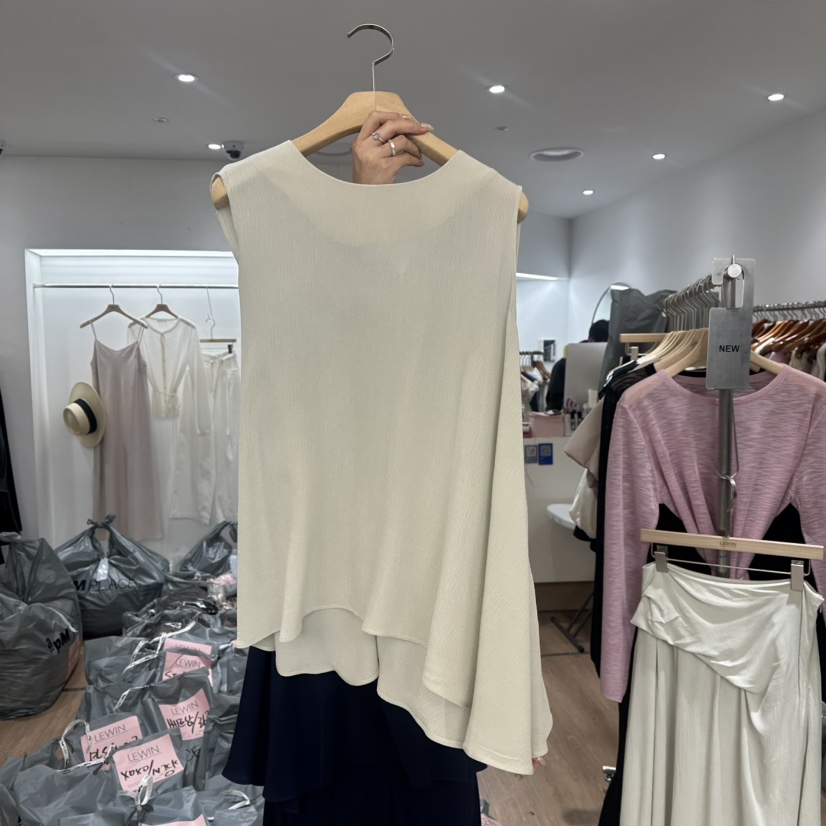 LEWIN韓國㊣直郵東大門代購女裝新品25春夏吊帶背心兩面可穿LEWIN吊帶/背心