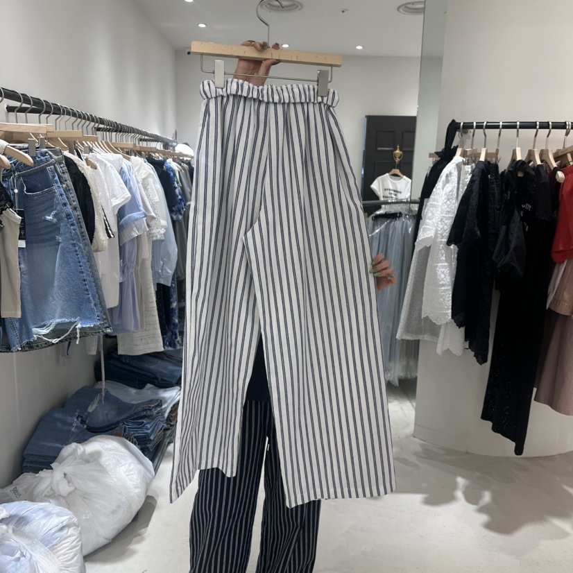 BAGUETTE直郵韓國代購㊣女裝新品人氣休閑25春夏熱賣休閑褲BAGUETTE休閑褲