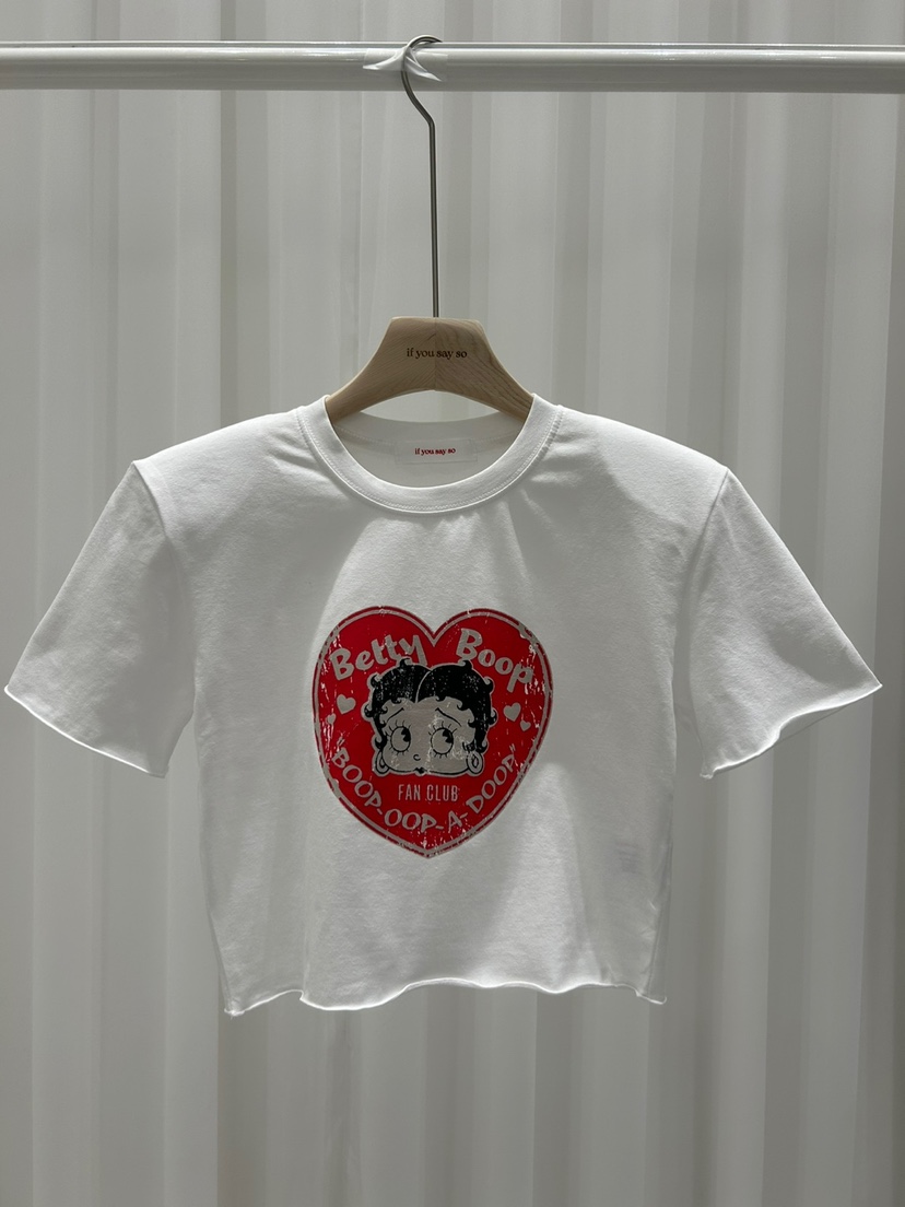 IF YOU SAY SO韓國直郵㊣女裝新品時尚推薦人氣25春夏T恤IF YOU SAY SOT恤圖色2