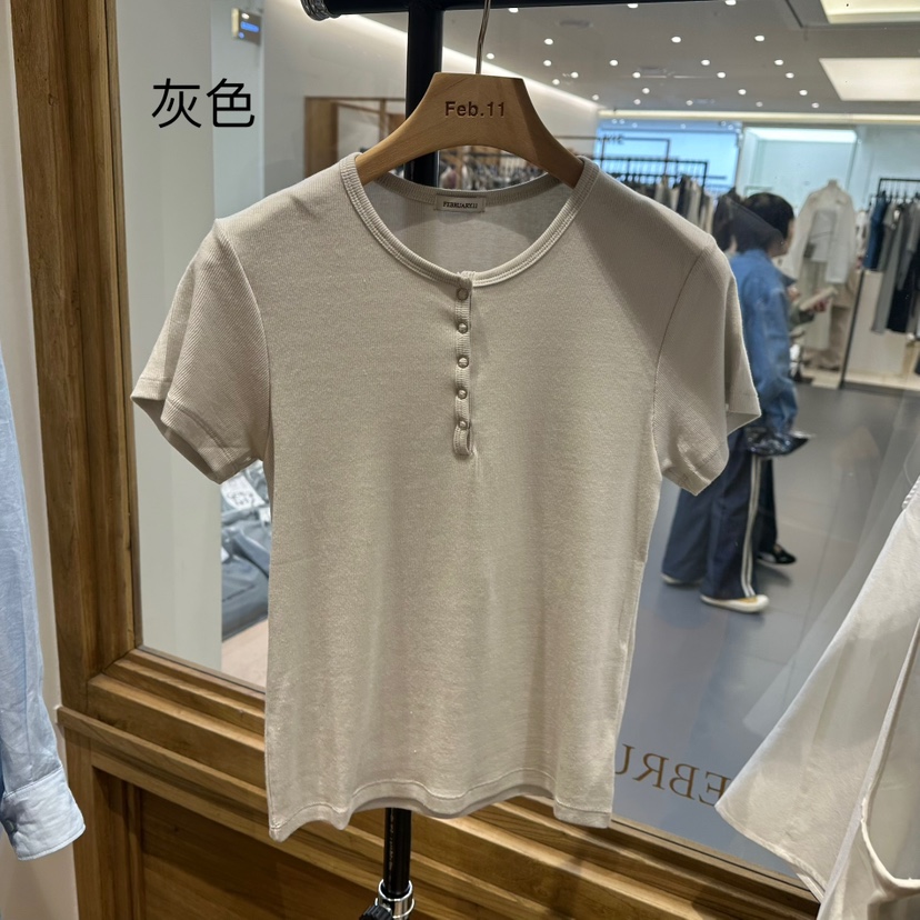 FEBRUARY 11韓國㊣直郵東大門代購女裝新品25春夏推薦時尚T恤FEBRUARY11T恤圖色2