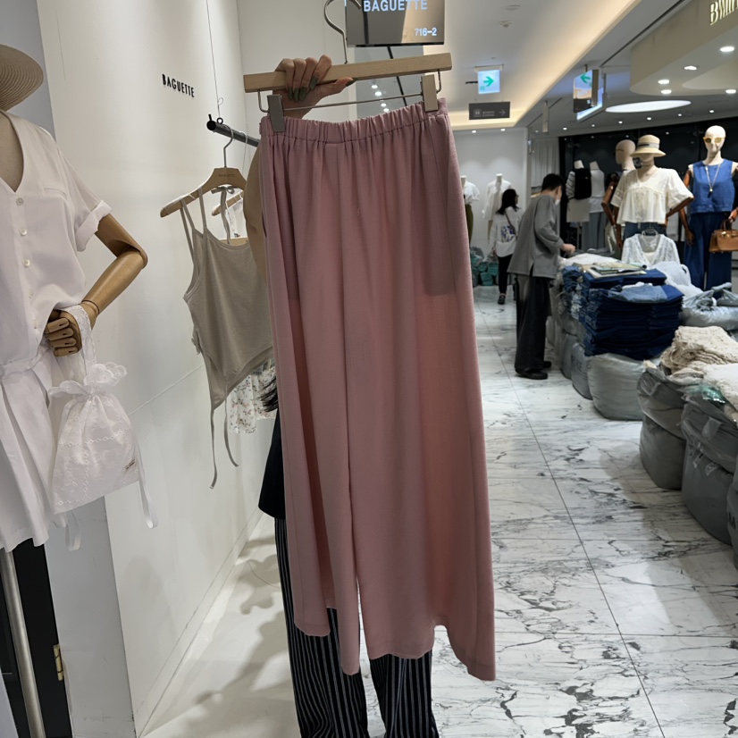 BAGUETTE直郵韓國代購㊣女裝新品休閑時尚25春夏熱賣休閑褲BAGUETTE休閑褲