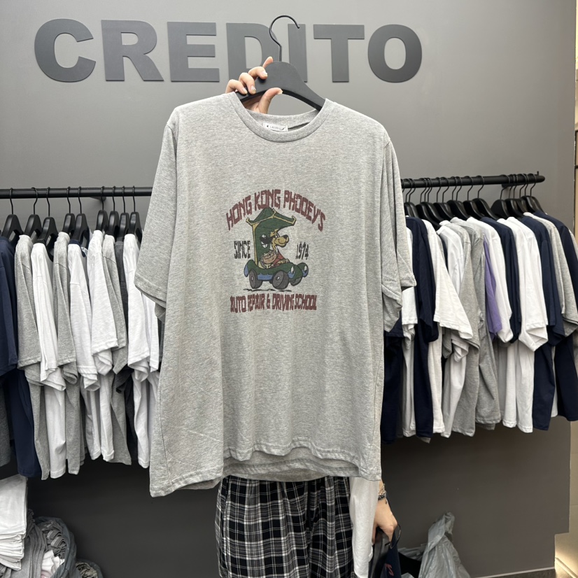 CREDITO韓國直郵㊣女裝新品人氣熱賣25春夏時尚推薦休閑T恤CREDITOT恤圖色3