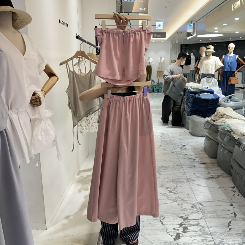 BAGUETTE韓國代購女士新款25春夏推薦人氣時尚休閑真品套裝BAGUETTE套裝
