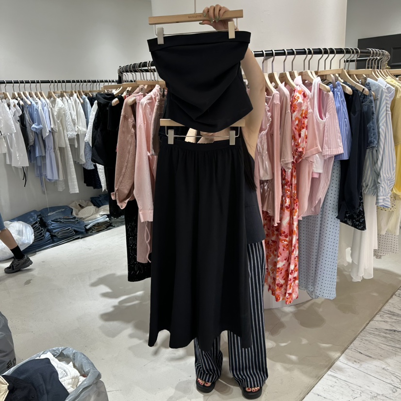 BAGUETTE韓國代購女士新款25春夏推薦人氣時尚休閑真品套裝BAGUETTE套裝圖色2