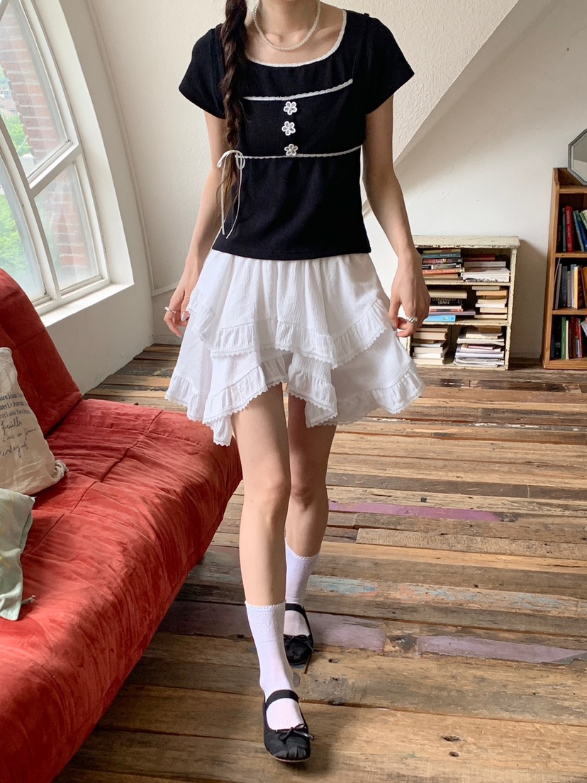 MORE THAN-P韓國代購女士新款25春夏熱賣真品職業時尚短裙MORE THAN短裙