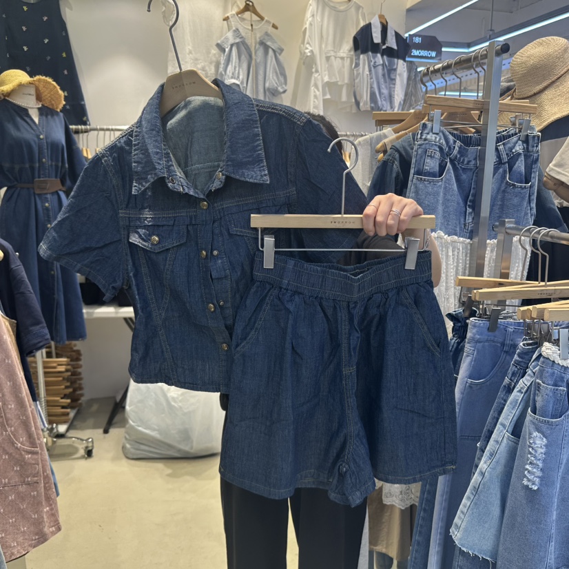 2MORROW韓國代購女士新品25春夏休閑職業真品熱賣推薦人氣套裝2MORROW套裝圖色2