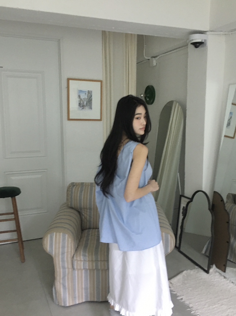 ORDINARYA東大門直郵女裝新款休閑真品推薦25春夏熱賣吊帶背心ROESMMOSS吊帶/背心