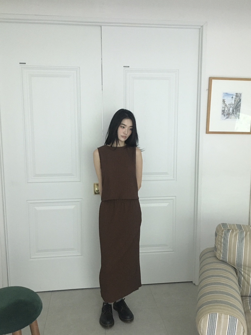 ORDINARYA東大門代購女裝新款職業時尚休閑吊帶背心兩面可穿ROESMMOSS吊帶/背心