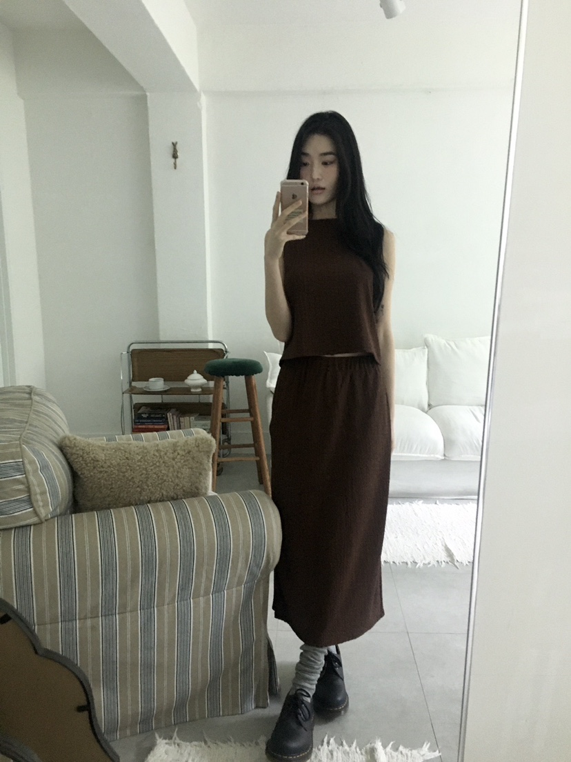 ORDINARYA東大門代購女裝新款職業時尚休閑吊帶背心兩面可穿ROESMMOSS吊帶/背心