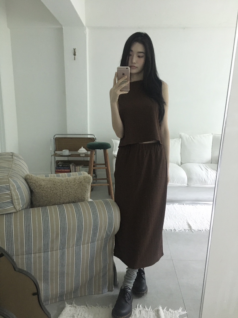 ORDINARYA東大門代購女裝新款職業時尚休閑吊帶背心兩面可穿ROESMMOSS吊帶/背心