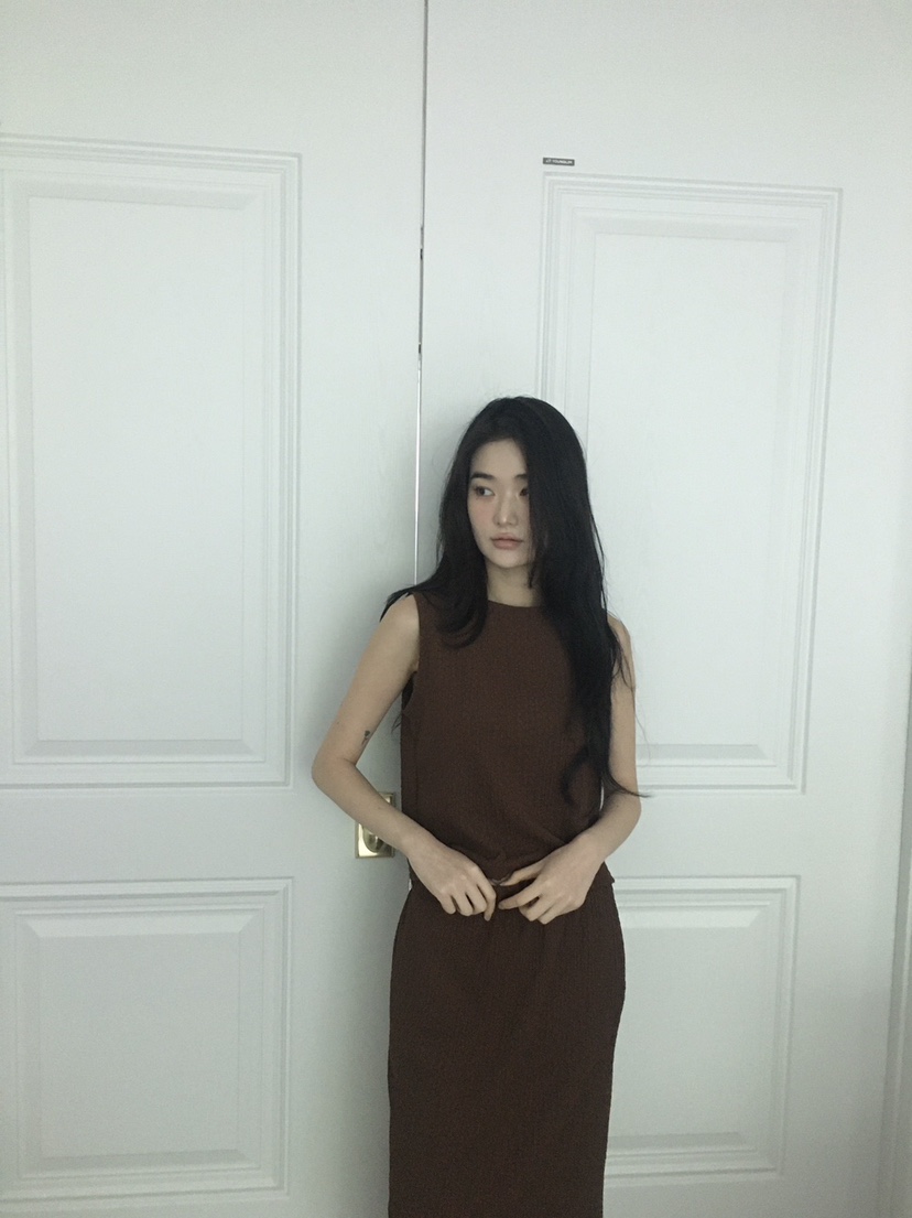 ORDINARYA東大門代購女裝新款職業時尚休閑吊帶背心兩面可穿ROESMMOSS吊帶/背心