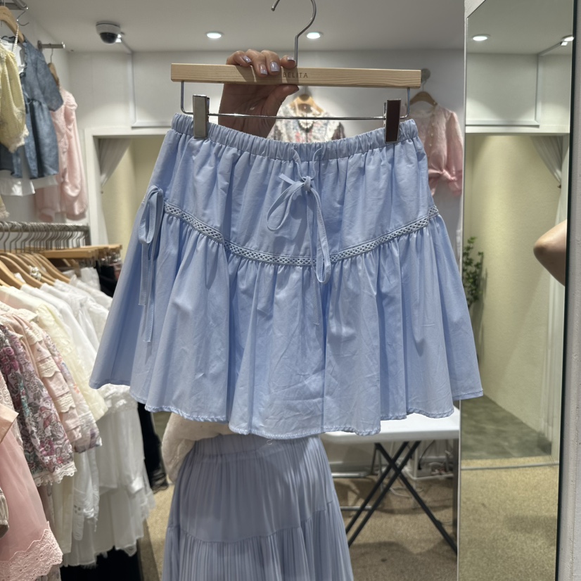 空東大門直郵女裝新品25春夏休閑人氣熱賣時尚真品推薦短裙BELITA短裙圖色1