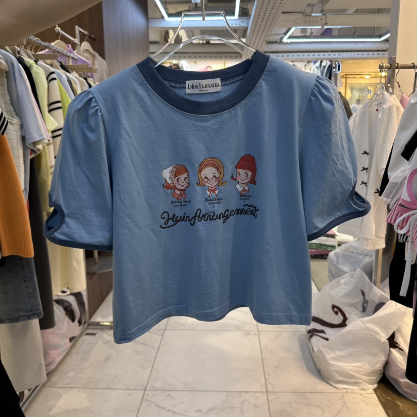 BLUE BANANA東大門直郵女裝新品休閑25春夏熱賣推薦人氣T恤BLUE BANANAT恤