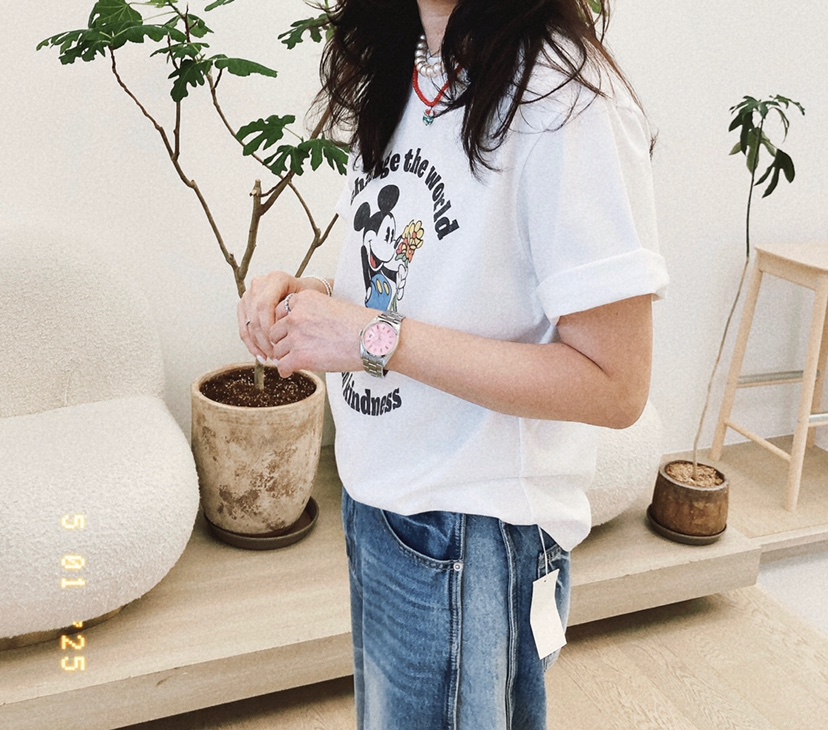 HANNA-A東大門實拍女士新款休閑熱賣真品職業時尚推薦人氣T恤HANNAT恤