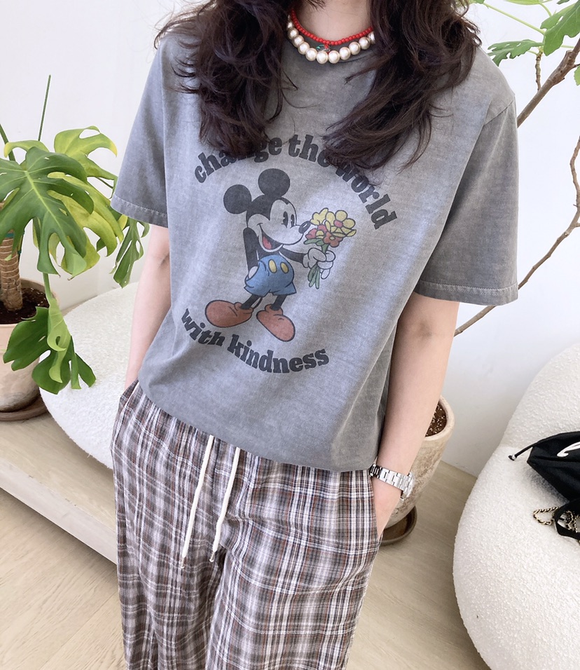 HANNA-A東大門實拍女士新款休閑熱賣真品職業時尚推薦人氣T恤HANNAT恤圖色3