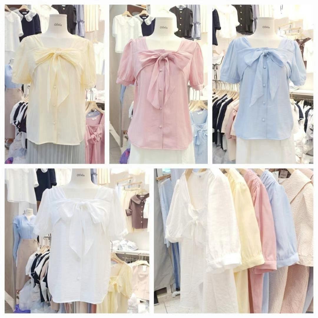 OLIVIA韓國㊣直郵東大門代購女裝新品熱賣時尚推薦襯衫蕾絲衫OLIVIA襯衫/蕾絲衫
