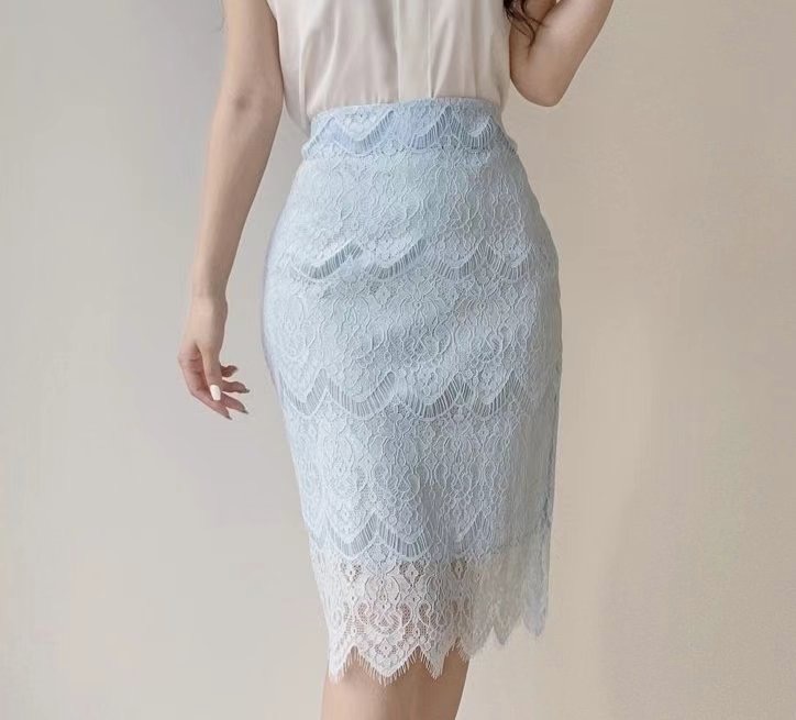 OLIVIA韓國直郵㊣東大門實拍女裝新品人氣半身裙中短裙蕾絲OLIVIA半身裙/中短裙圖色2