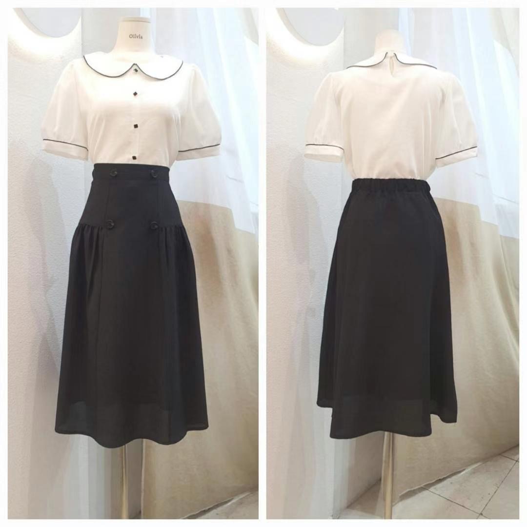 OLIVIA韓國直郵㊣女裝新品25春夏休閑時尚人氣推薦熱賣長裙OLIVIA長裙