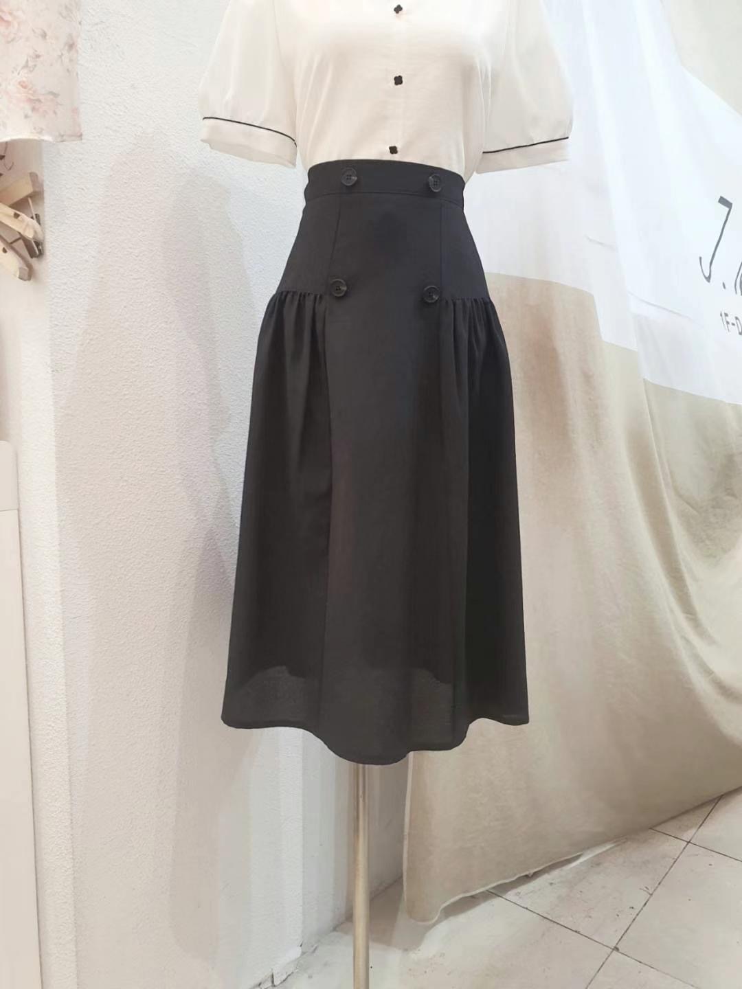 OLIVIA韓國直郵㊣女裝新品25春夏休閑時尚人氣推薦熱賣長裙OLIVIA長裙圖色2