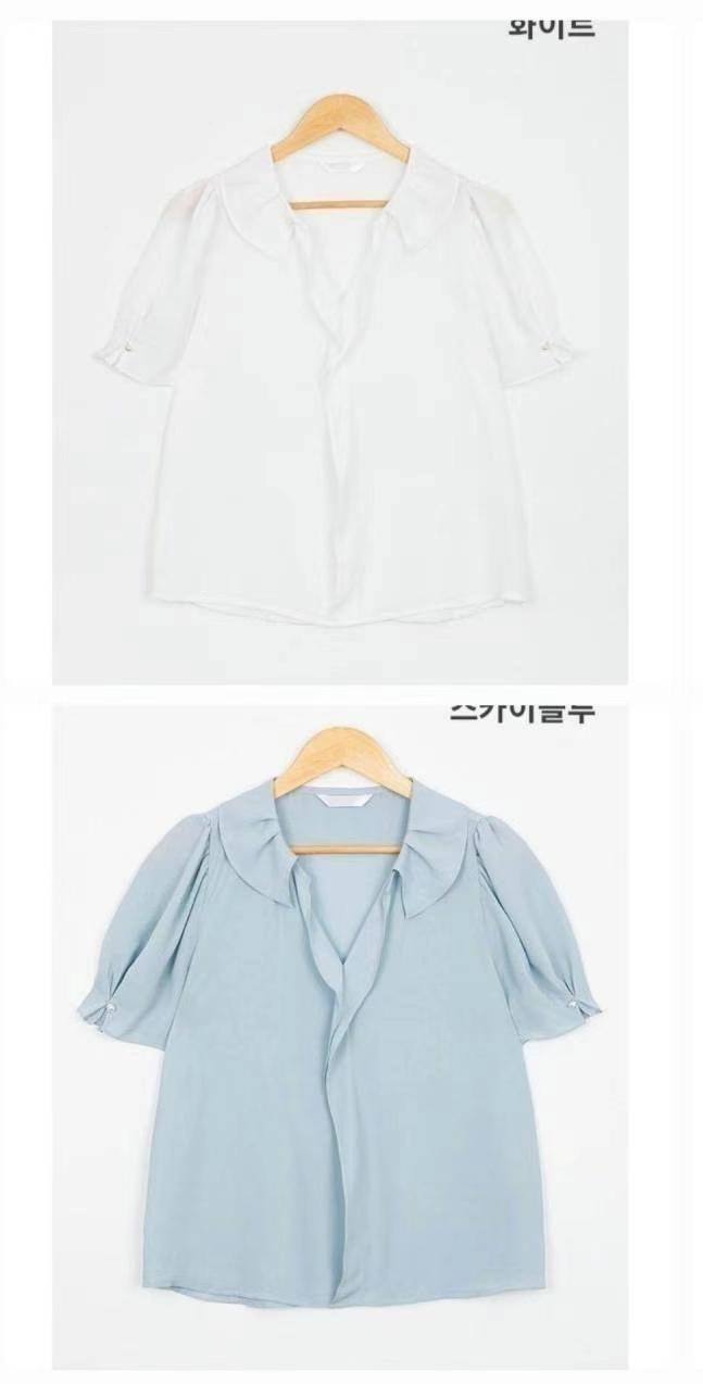 OLIVIA韓國直郵㊣女裝新款推薦時尚人氣休閑25春夏襯衫蕾絲衫OLIVIA襯衫/蕾絲衫
