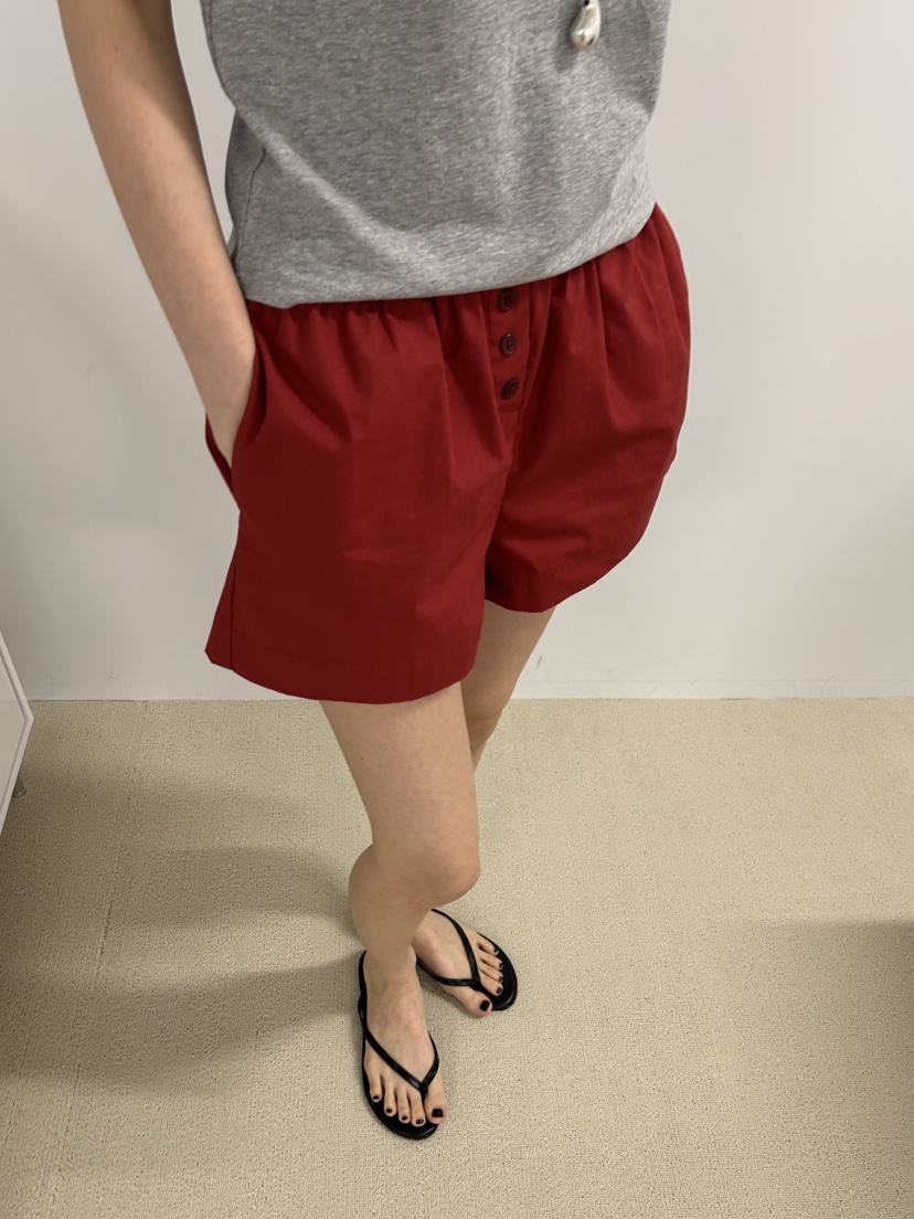 ME MO韓國㊣直郵東大門代購女裝新品休閑25春夏時尚人氣短褲ME MO短褲