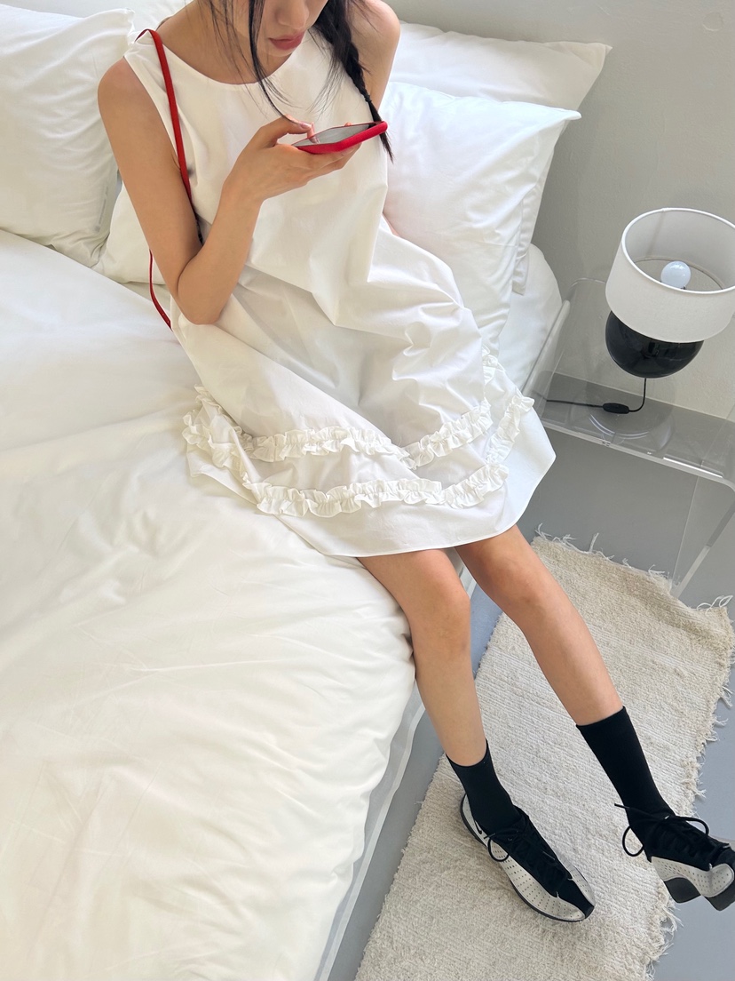 ME MO韓國直郵㊣女裝新款推薦休閑時尚人氣熱賣25春夏連衣裙ME MO連衣裙