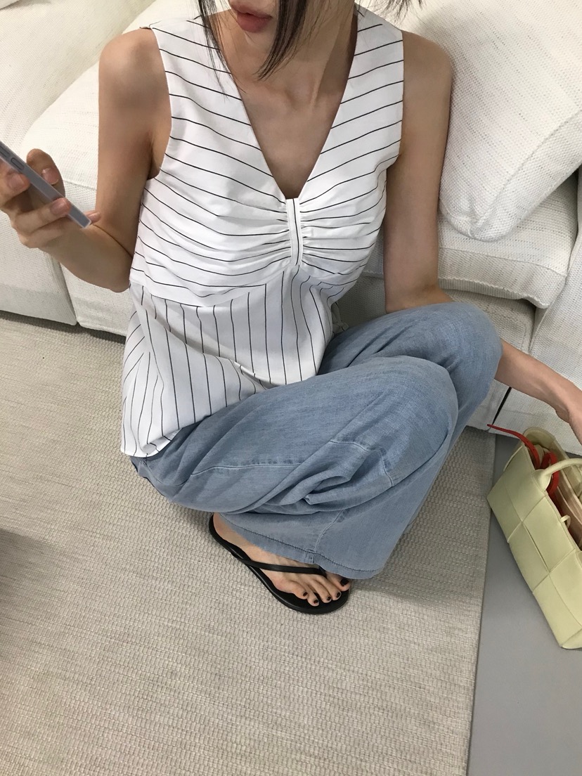 ME MO韓國㊣直郵東大門代購女裝新品時尚休閑25春夏吊帶背心ME MO吊帶/背心