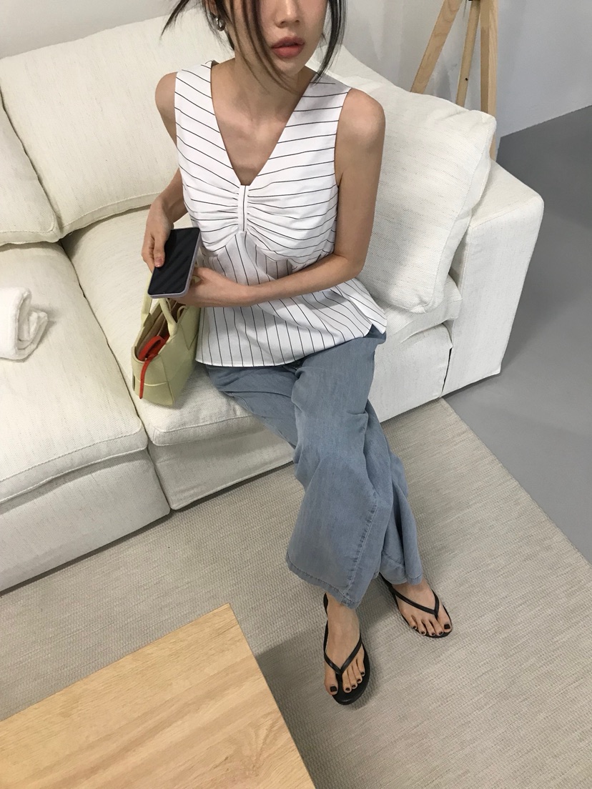 ME MO韓國㊣直郵東大門代購女裝新品時尚休閑25春夏吊帶背心ME MO吊帶/背心