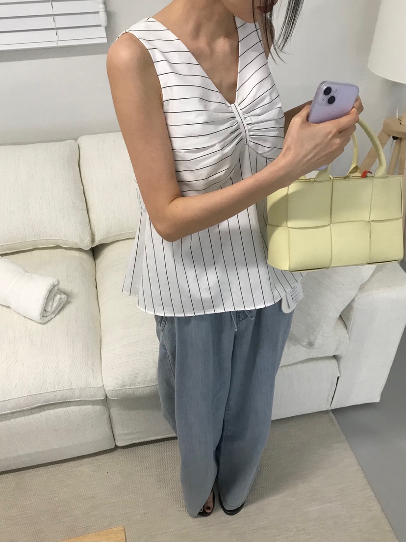 ME MO韓國㊣直郵東大門代購女裝新品時尚休閑25春夏吊帶背心ME MO吊帶/背心