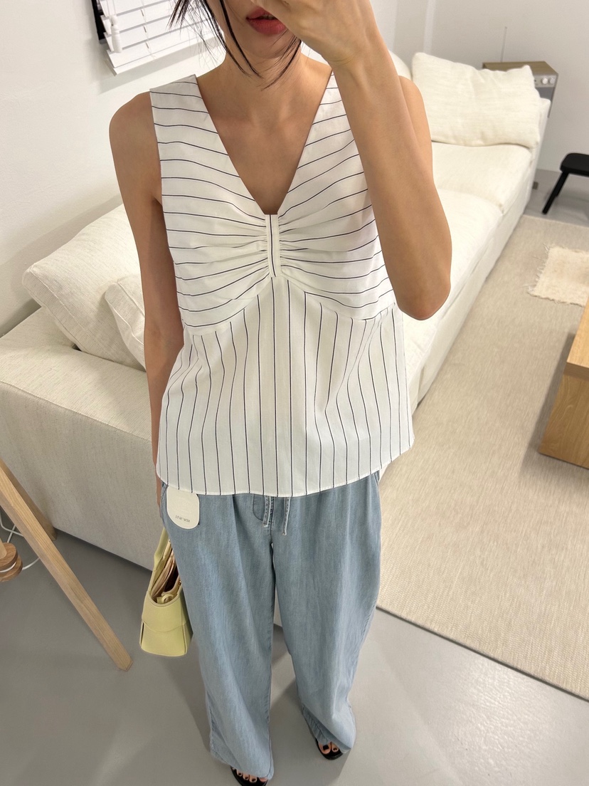 ME MO韓國㊣直郵東大門代購女裝新品時尚休閑25春夏吊帶背心ME MO吊帶/背心