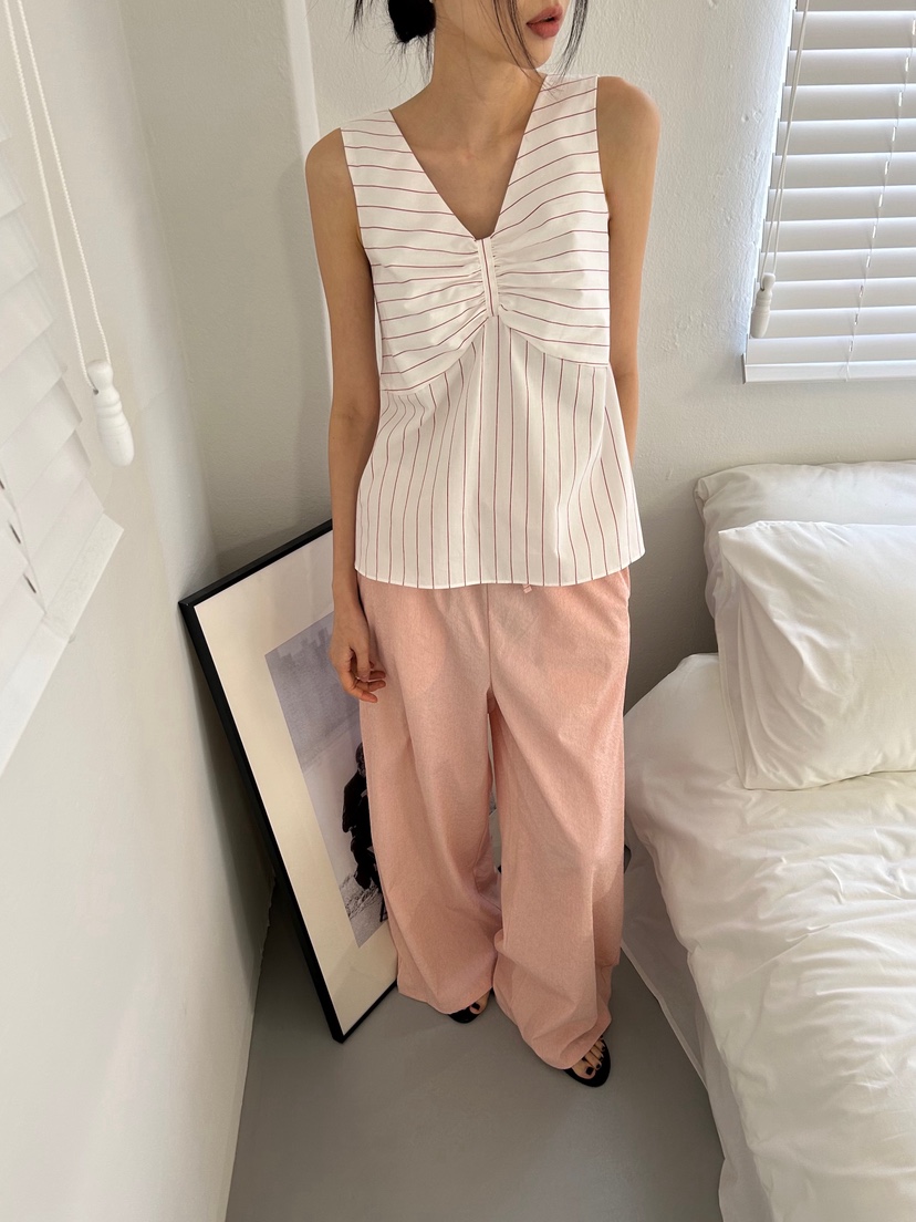 ME MO韓國㊣直郵東大門代購女裝新品時尚休閑25春夏吊帶背心ME MO吊帶/背心