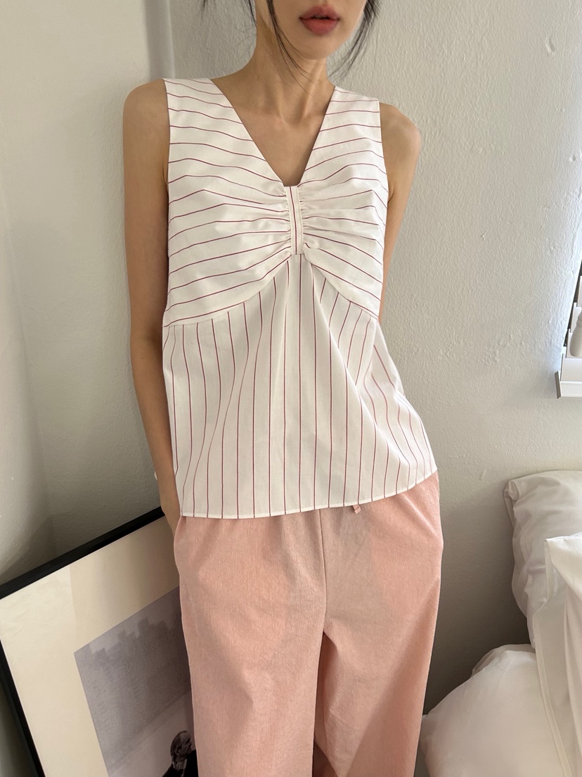 ME MO韓國㊣直郵東大門代購女裝新品時尚休閑25春夏吊帶背心ME MO吊帶/背心圖色2