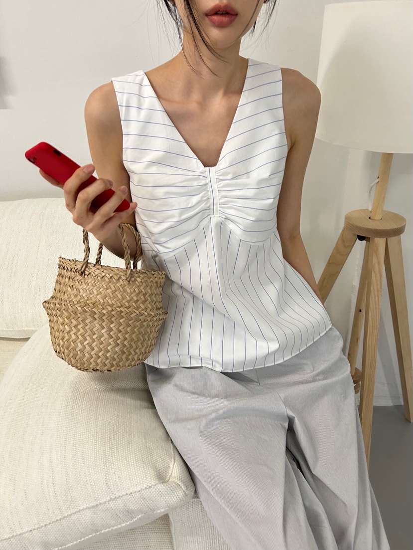 ME MO韓國㊣直郵東大門代購女裝新品時尚休閑25春夏吊帶背心ME MO吊帶/背心圖色3