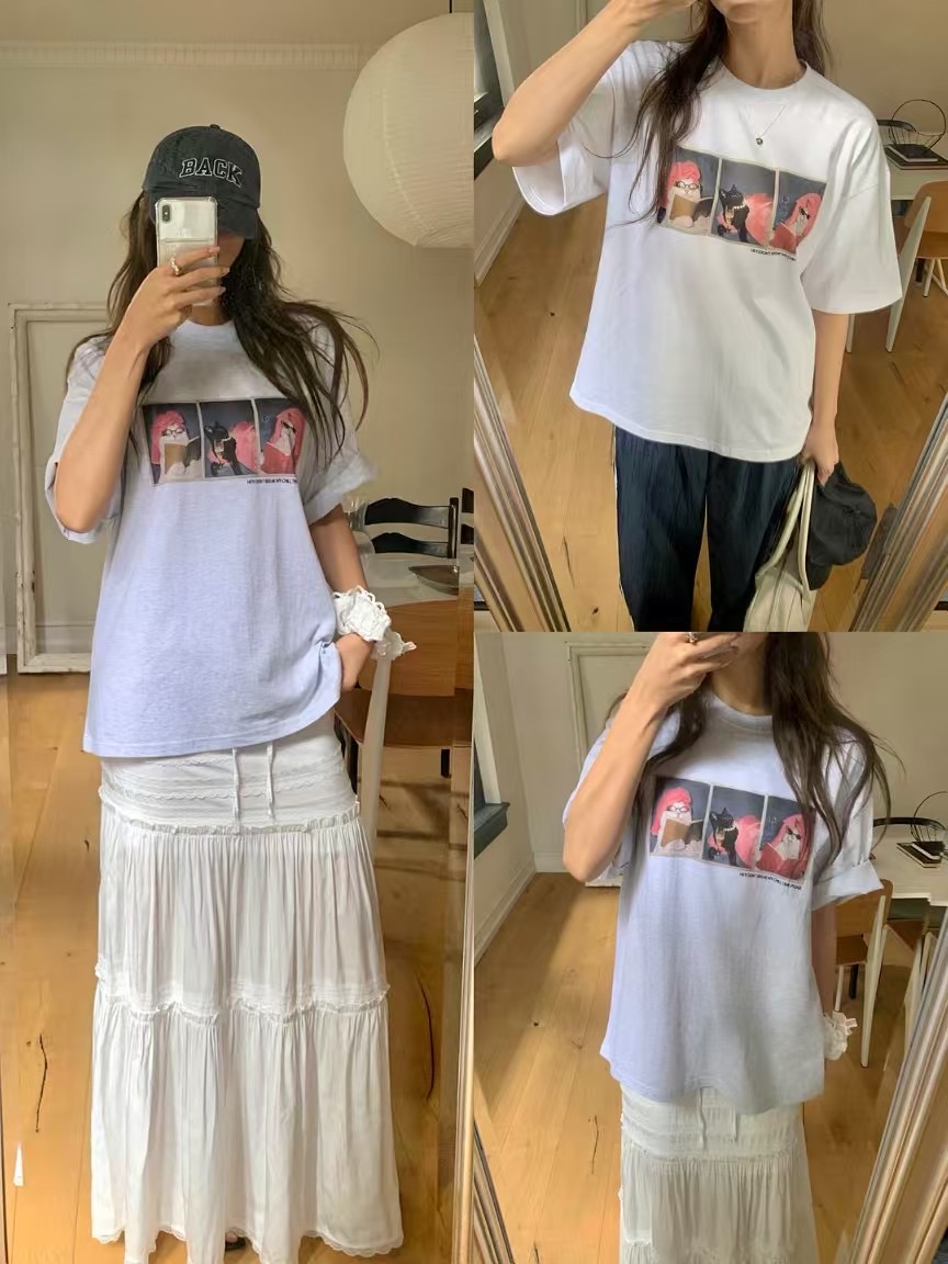 VANILLA-바닐라-T直郵韓國代購㊣女裝新品人氣時尚熱賣T恤VANILLAT恤