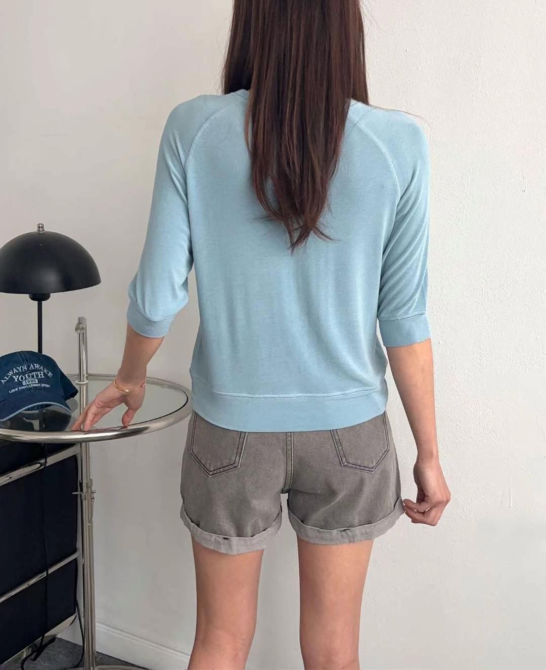 MINK DESIGN直郵韓國代購㊣女裝新款時尚推薦25春夏人氣T恤MINK DESIGNT恤
