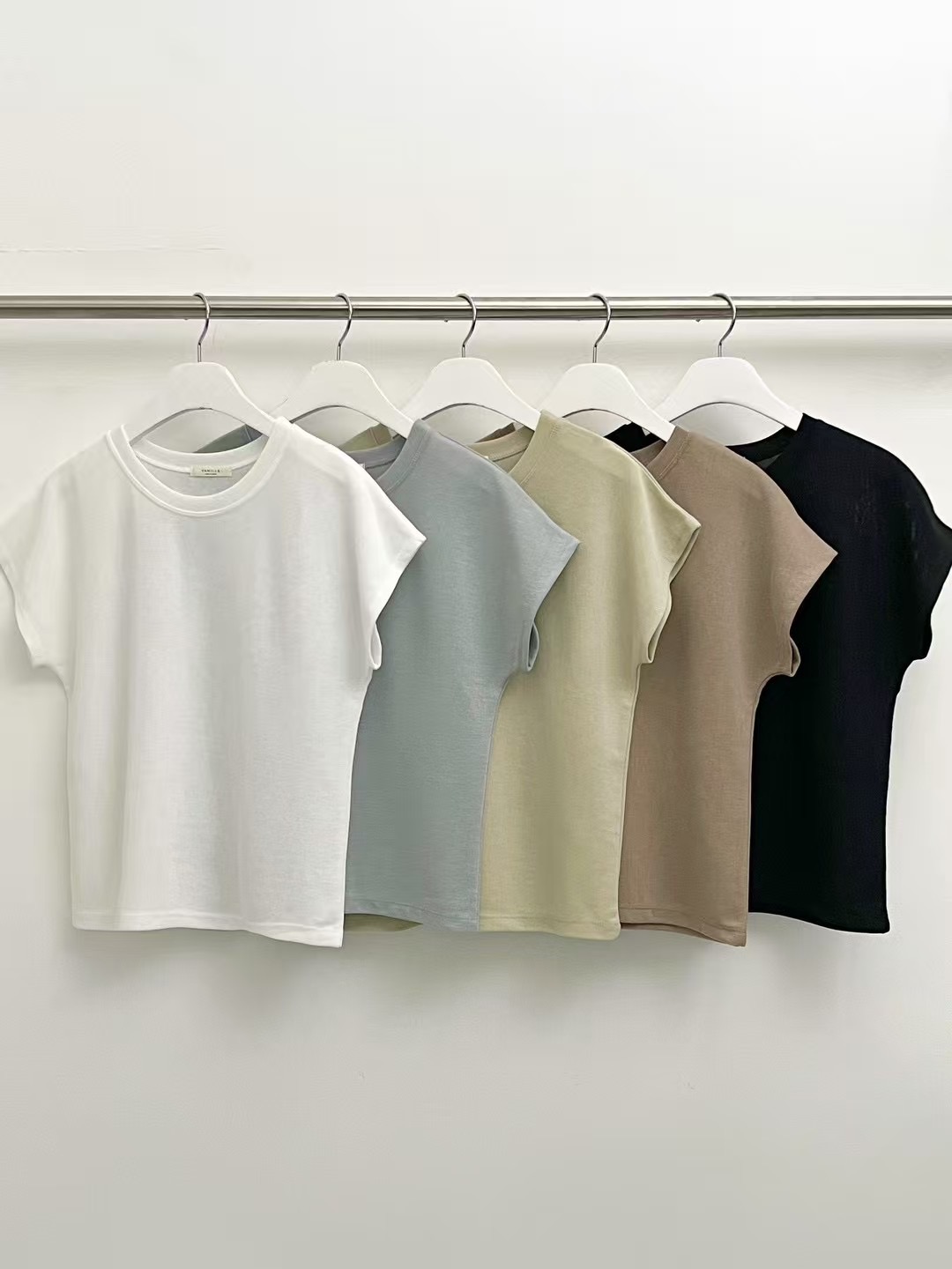VANILLA-바닐라-T直郵韓國代購㊣女裝新品25春夏熱賣時尚T恤VANILLAT恤圖色5左五色