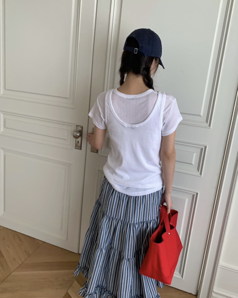 PEBBLE韓國直郵㊣女裝新款熱賣人氣25春夏時尚推薦吊帶背心PEBBLE/LAYER吊帶/背心