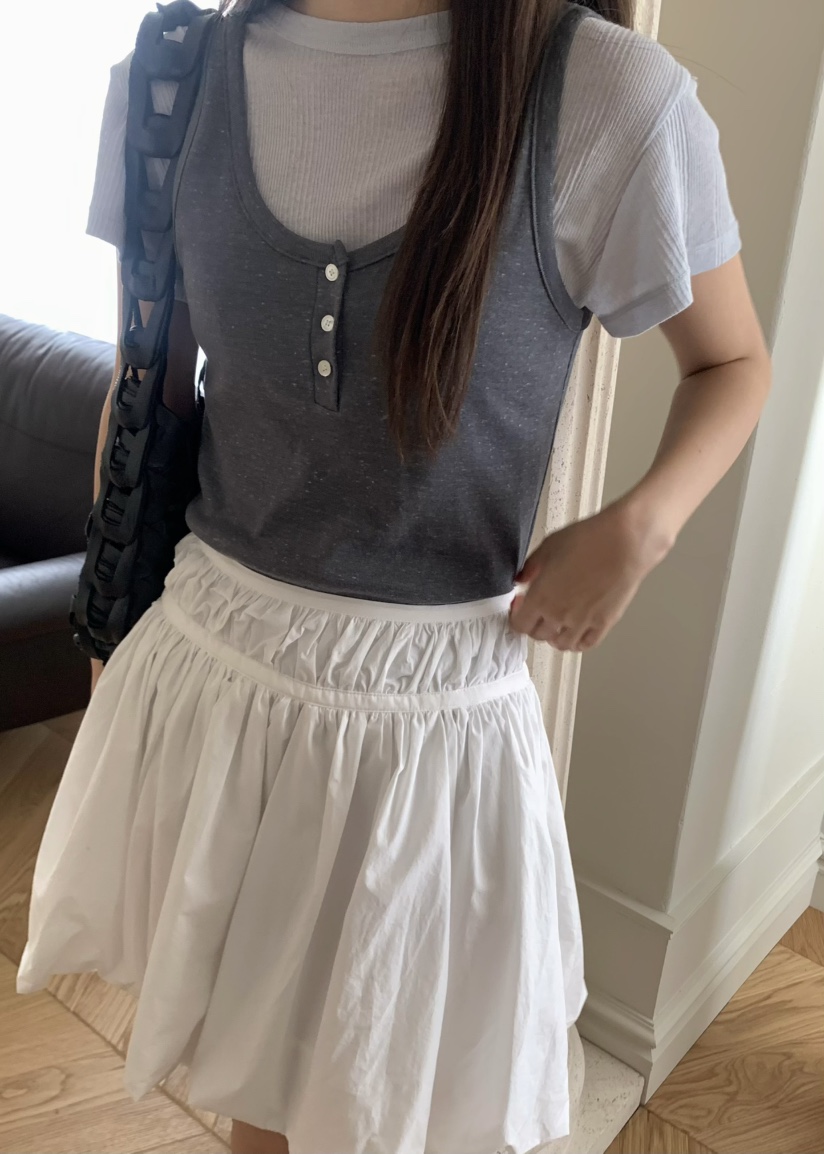 PEBBLE韓國直郵㊣女裝新款熱賣人氣25春夏時尚推薦吊帶背心PEBBLE/LAYER吊帶/背心