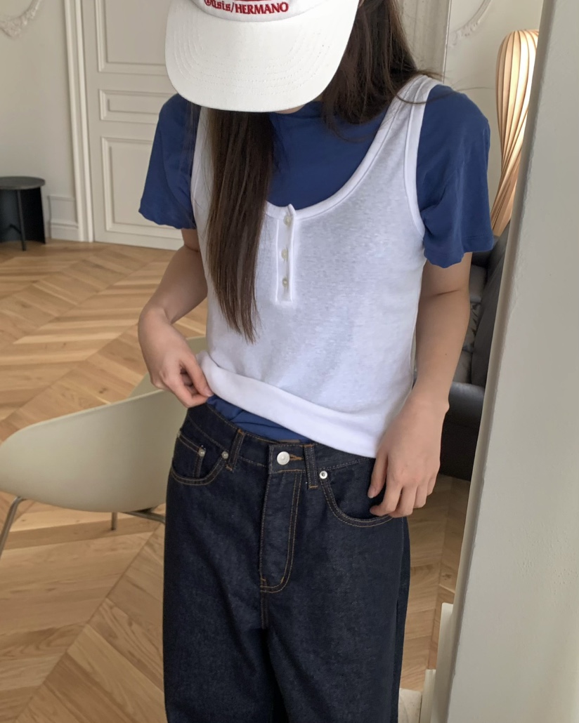 PEBBLE韓國直郵㊣女裝新款熱賣人氣25春夏時尚推薦吊帶背心PEBBLE/LAYER吊帶/背心