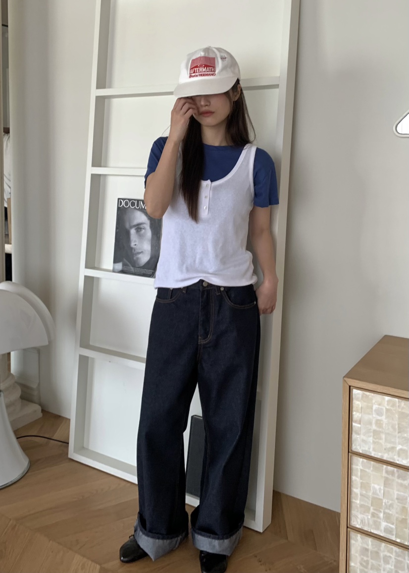 PEBBLE韓國直郵㊣女裝新款熱賣人氣25春夏時尚推薦吊帶背心PEBBLE/LAYER吊帶/背心