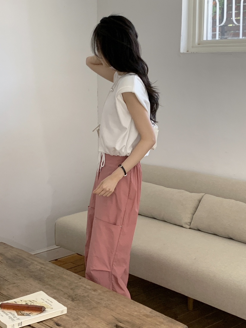 BOUND.A韓國直郵㊣東大門實拍女裝新品人氣時尚25春夏休閑褲BOUND.A休閑褲