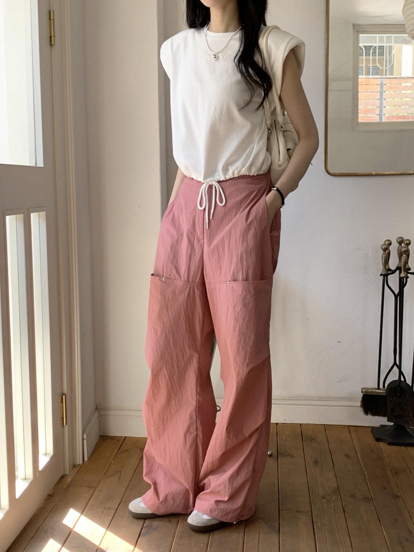 BOUND.A韓國直郵㊣東大門實拍女裝新品人氣時尚25春夏休閑褲BOUND.A休閑褲