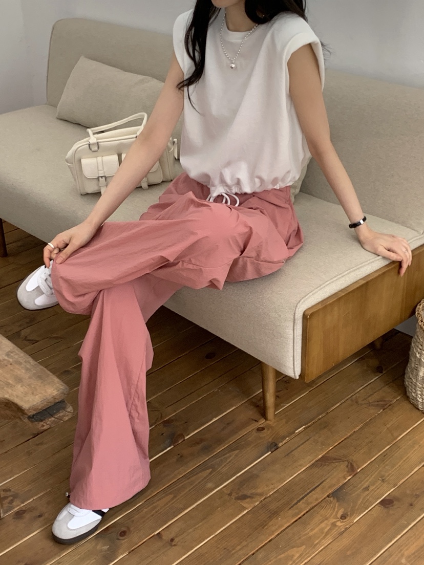 BOUND.A韓國直郵㊣東大門實拍女裝新品人氣時尚25春夏休閑褲BOUND.A休閑褲