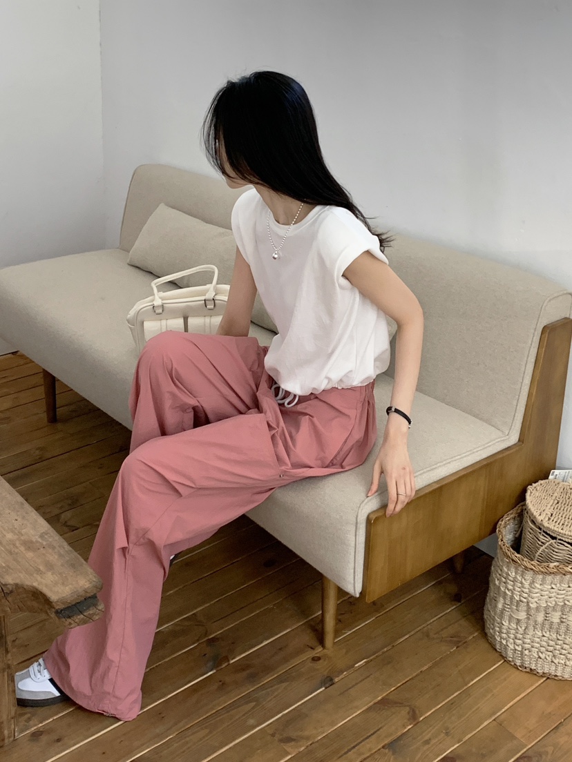 BOUND.A韓國直郵㊣東大門實拍女裝新品人氣時尚25春夏休閑褲BOUND.A休閑褲