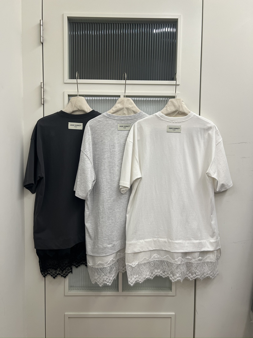 JADEMARKET韓國直郵㊣女裝新品推薦休閑熱賣25春夏時尚人氣T恤JADE MARKETT恤