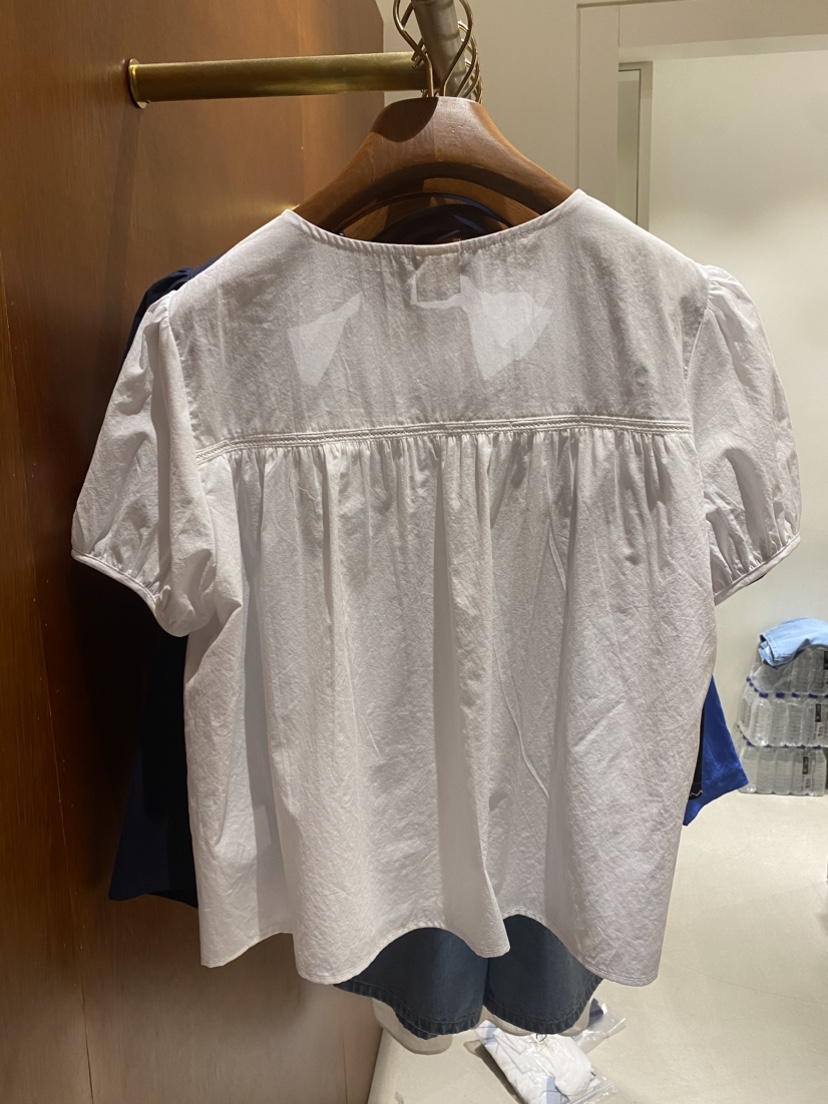 HEBON韓國直郵㊣東大門實拍女裝新品推薦熱賣25春夏襯衫蕾絲衫HEBON襯衫/蕾絲衫